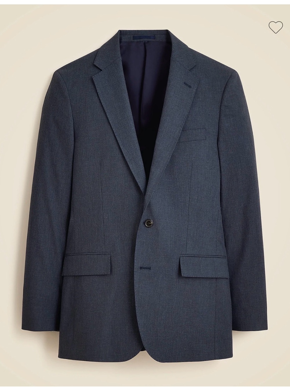 J. Crew Ludlow slim fit suit in Italian cotton blend 38R 32x30 pants NWT